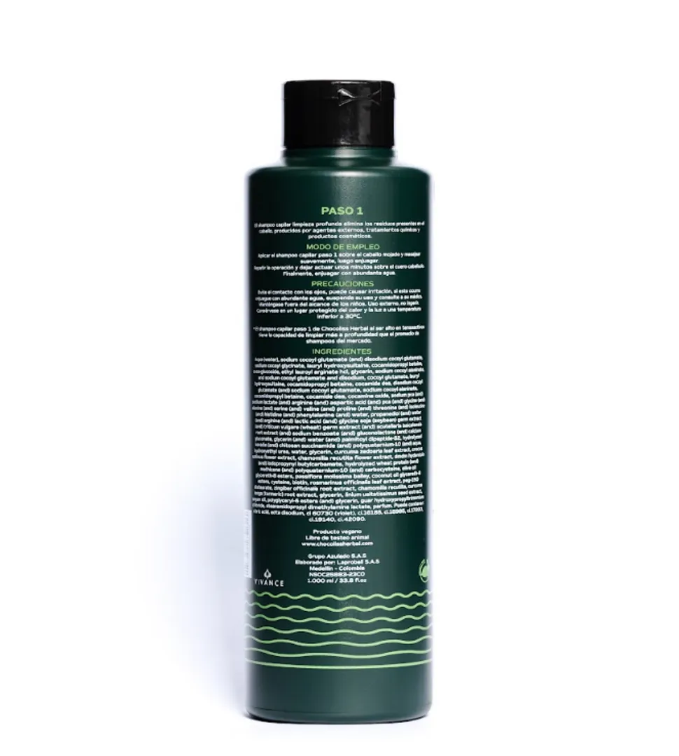 Shampoo  de 1000ml Limpieza Profunda Paso 1 