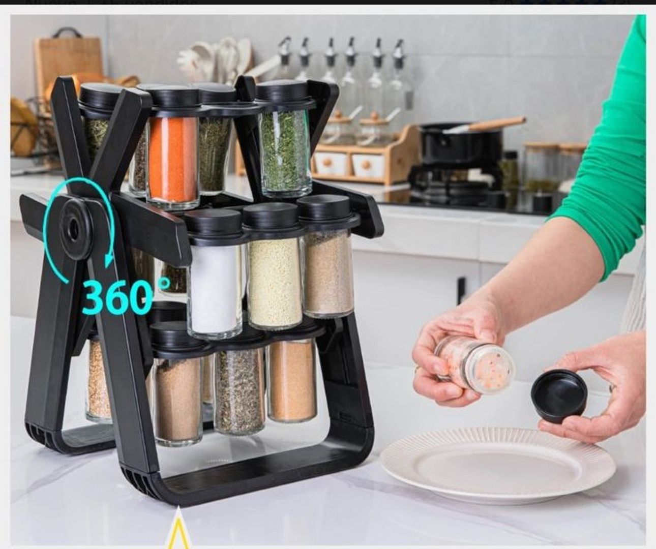 CONDIMENTERO GIRATORIO DE 360°