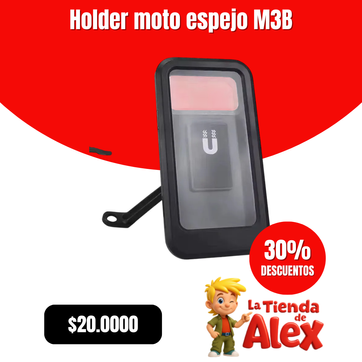 Imagen del producto Holder moto espejo M3B