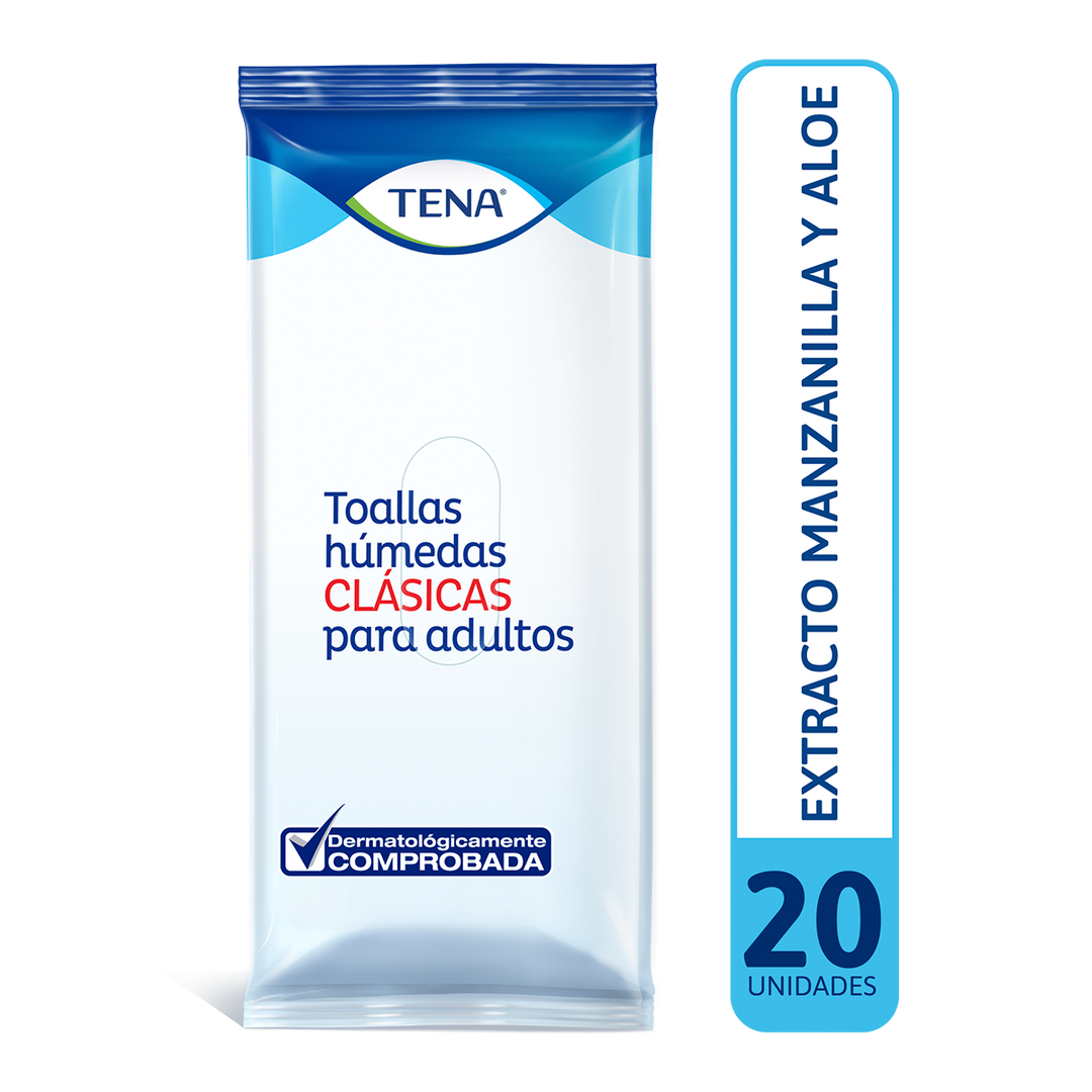 Toallas Húmedas Clásicas TENA x 20 Und