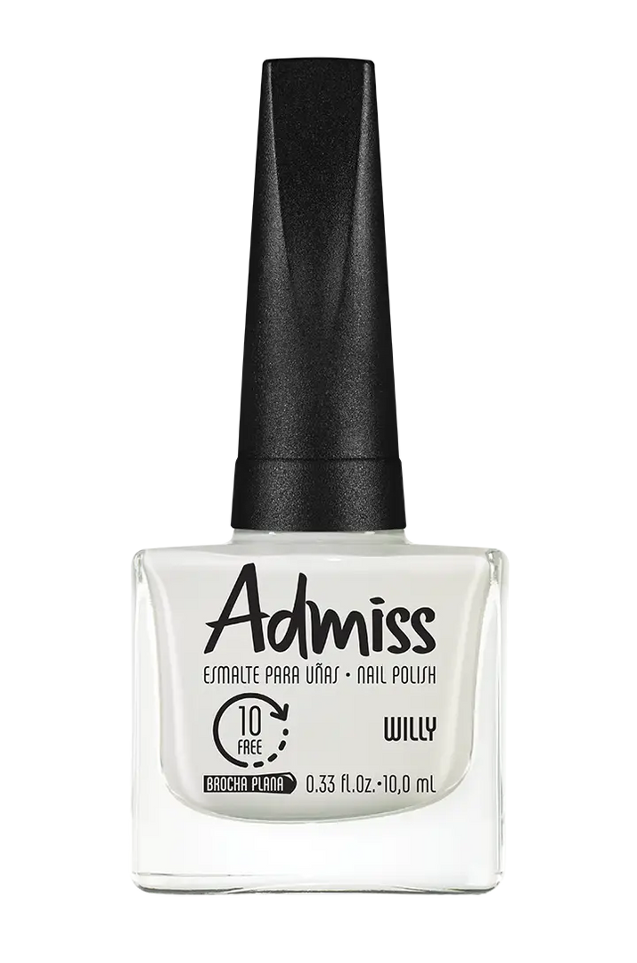 WILLY - ESMALTE TRADICIONAL CREMOSOS ADMISS 10 ML - GAMA BLANCO