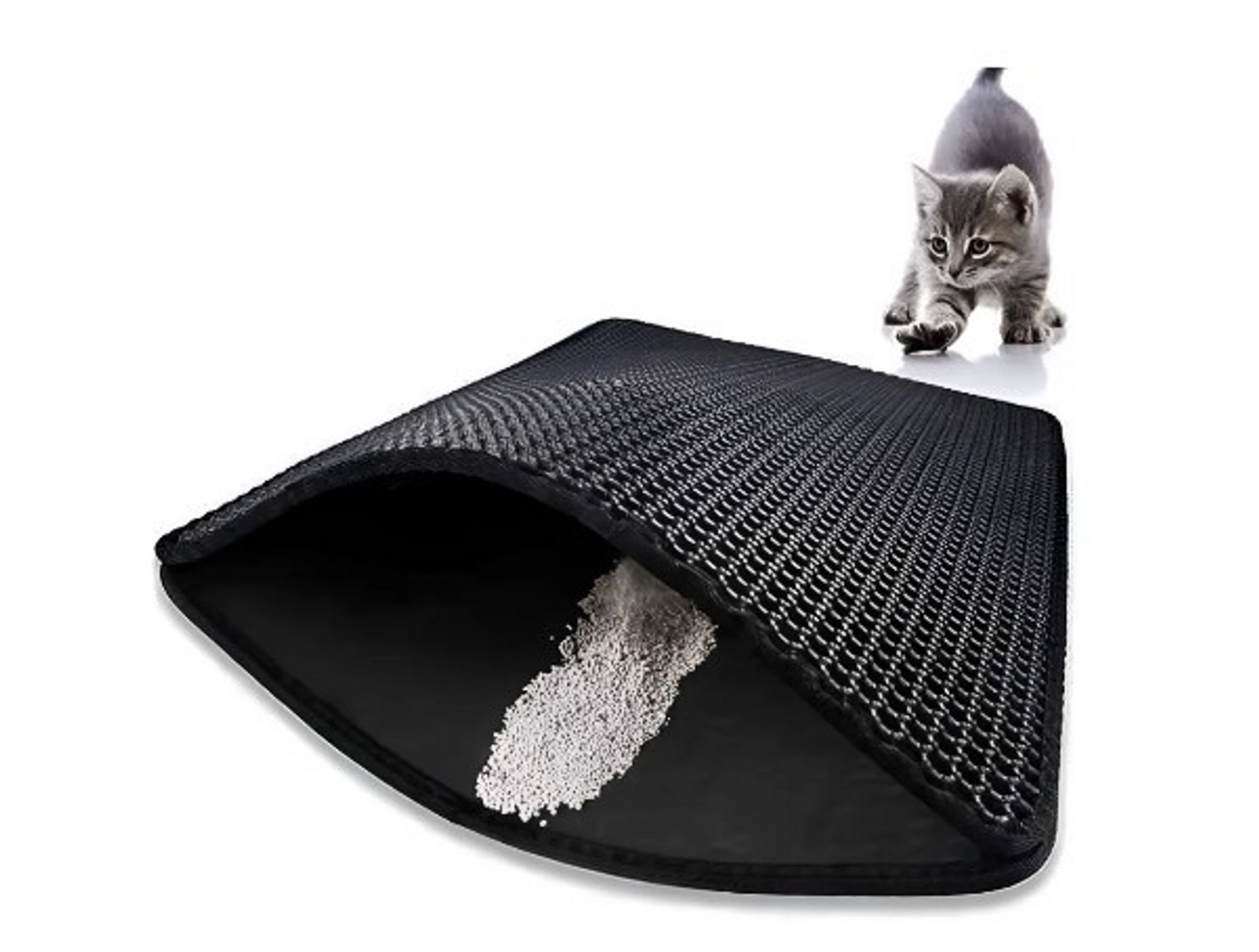 TAPETE ARENERO RECOLECTOR DE ARENA PARA MASCOTAS