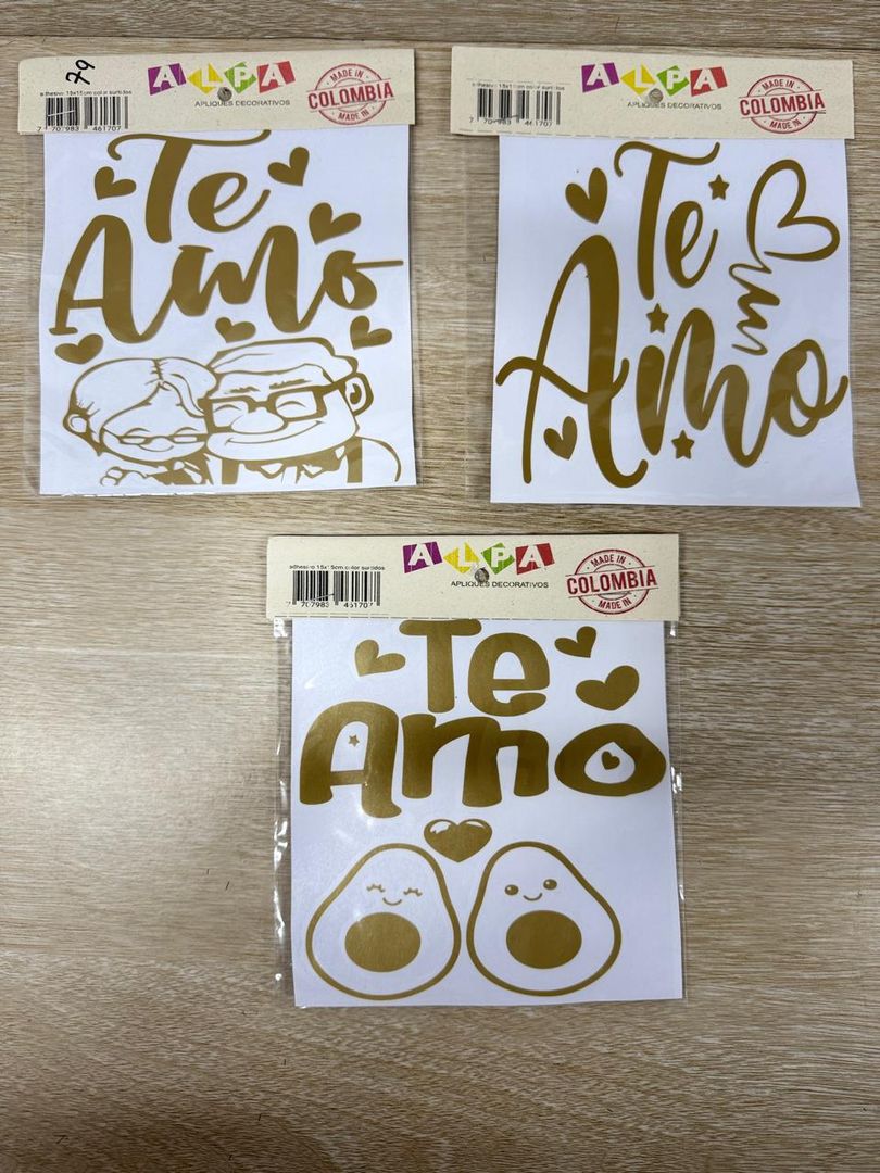 000 STICKER PEQUEÑO "TE AMO"