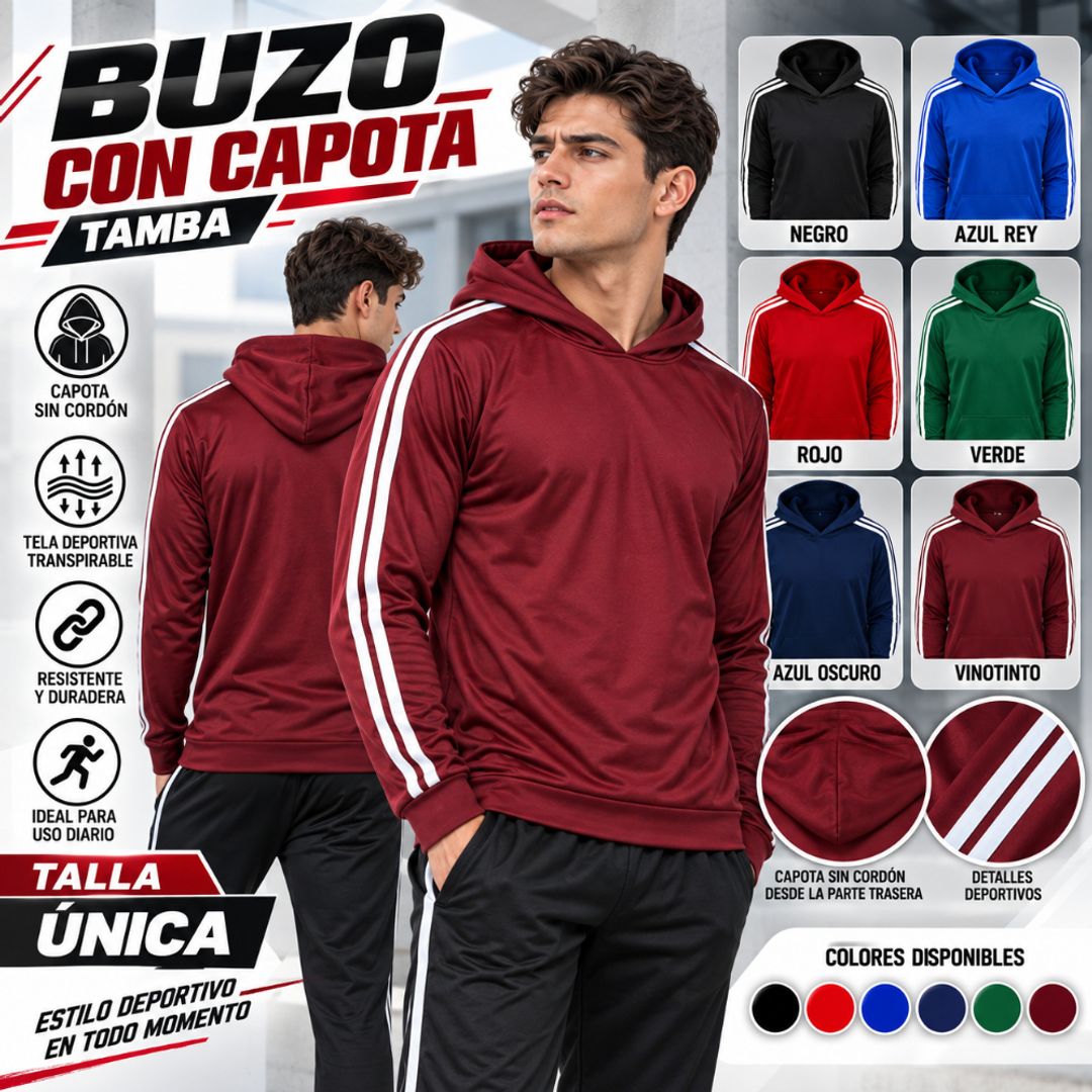 BUZO CAPOTA TAMBA (DOC )