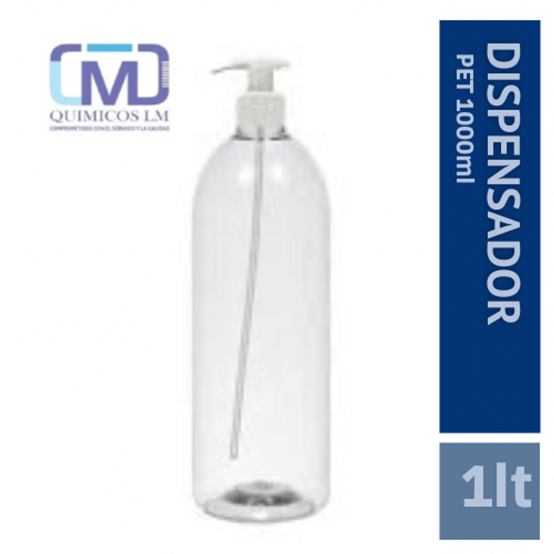 DISPENSADOR PET 1000ml / VÁLVULA CREMERA 