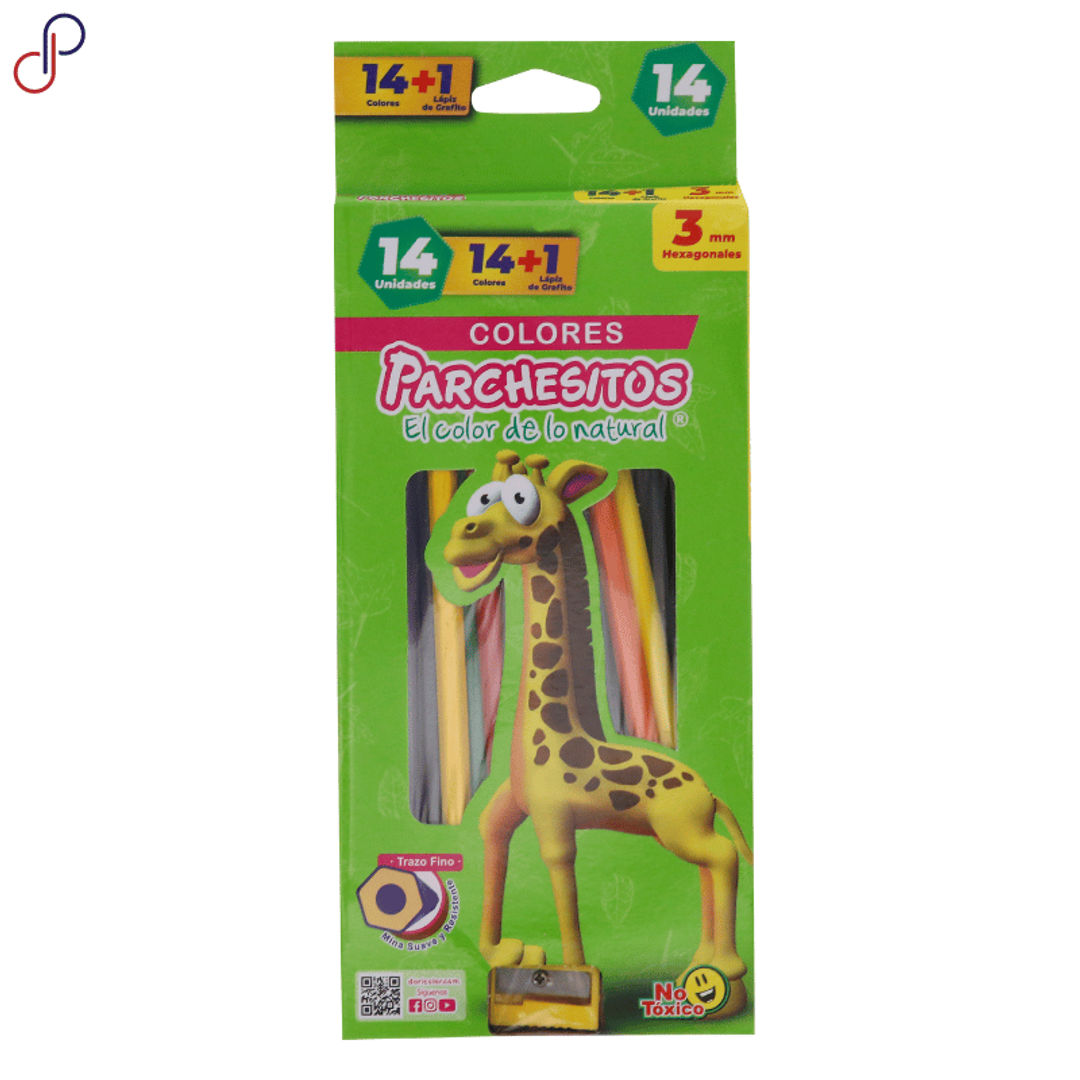 COLORES PARCHESITOS X14