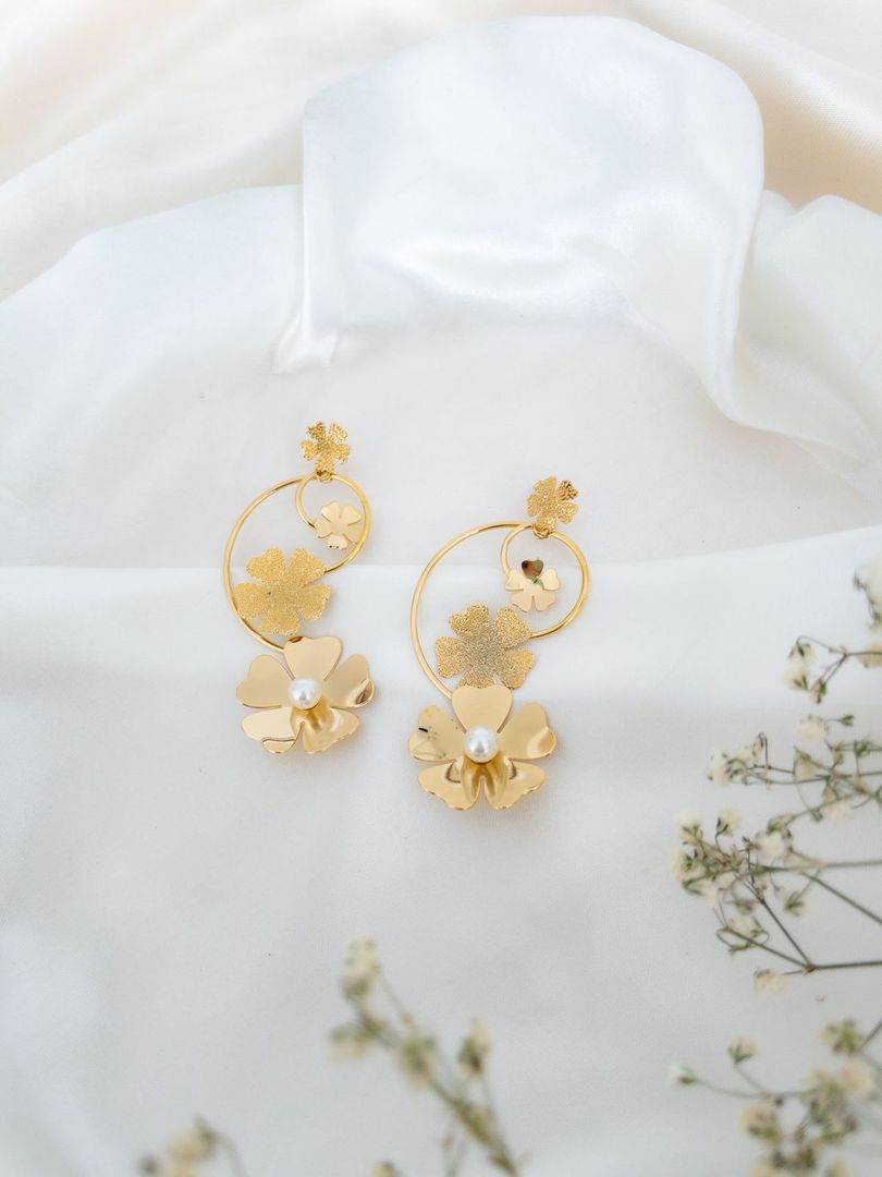 ARETE ONDULADO FLOR