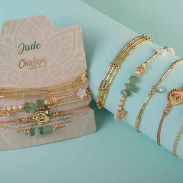 Juego de Pulseras Piedras Naturales: Jade - imagen 1