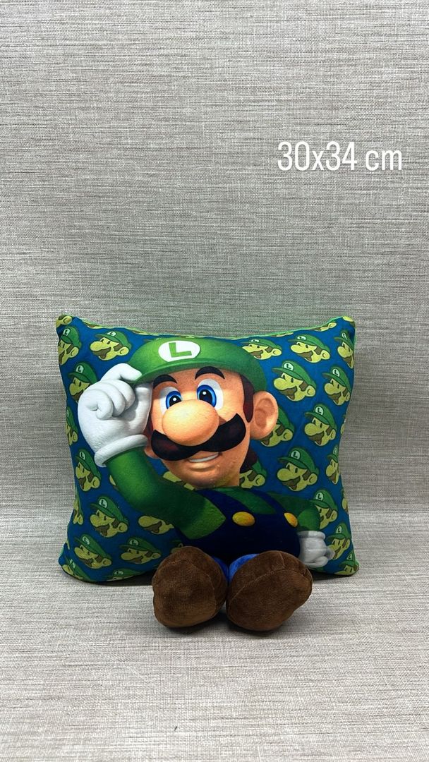 COJIN DE LUIGI CON PATAS 