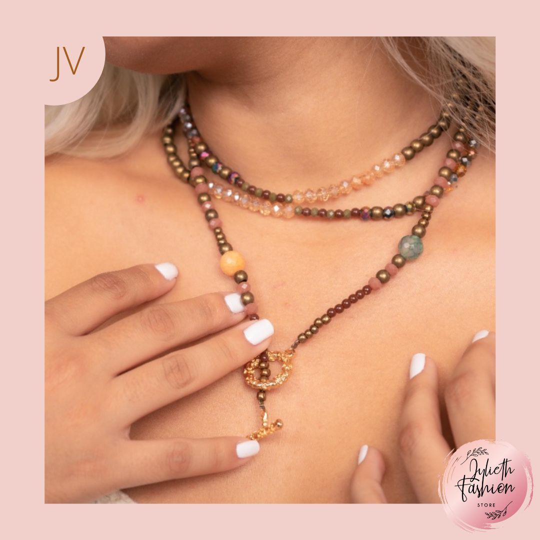 Collar Largo Mostacilla Grande