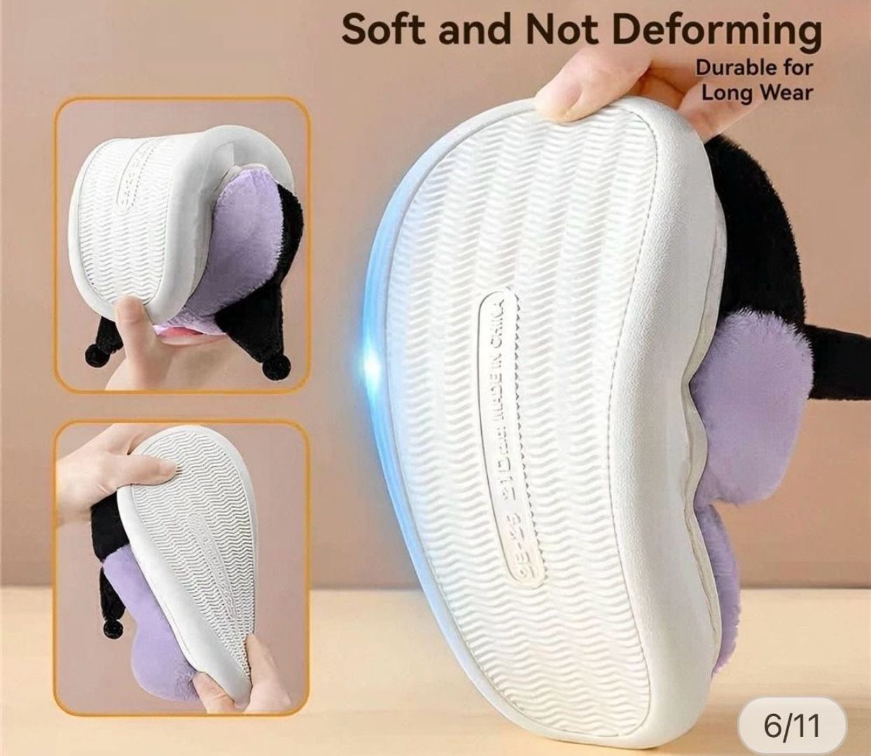  PANTUFLA KUROMI MOÑO