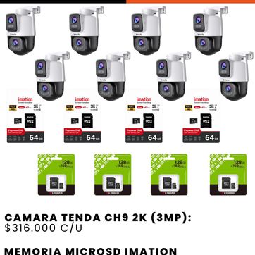Imagen del producto KIT WIFI TENDA DOBLE LENTE X8 EXTERIOR
