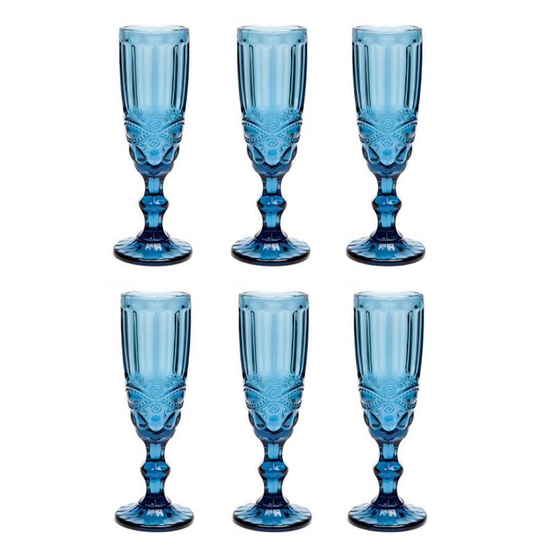 COPA CHAMPAÑA VINTAGE 5.5ONZ AZUL ALUMAR DKC79318D-B