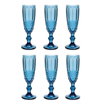 Imagen del producto COPA CHAMPAÑA VINTAGE 5.5ONZ AZUL ALUMAR DKC79318D-B