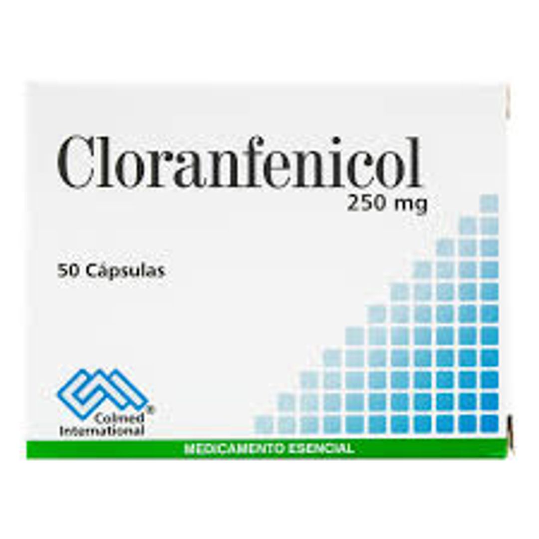 CLORANFENICOL 250MG COLMED SOB X 10 CAPS