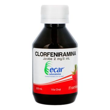 Imagen del producto CLORFENIRAMINA ECAR JBE X 120ML