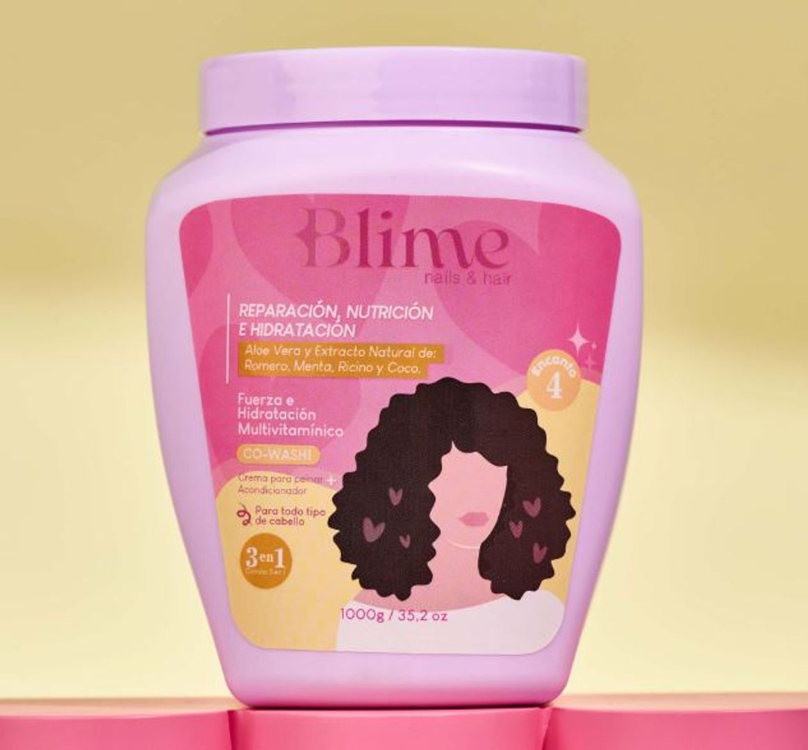 CREMA PARA PEINAR 2 EN 1 #4 ENCANTO BLIME