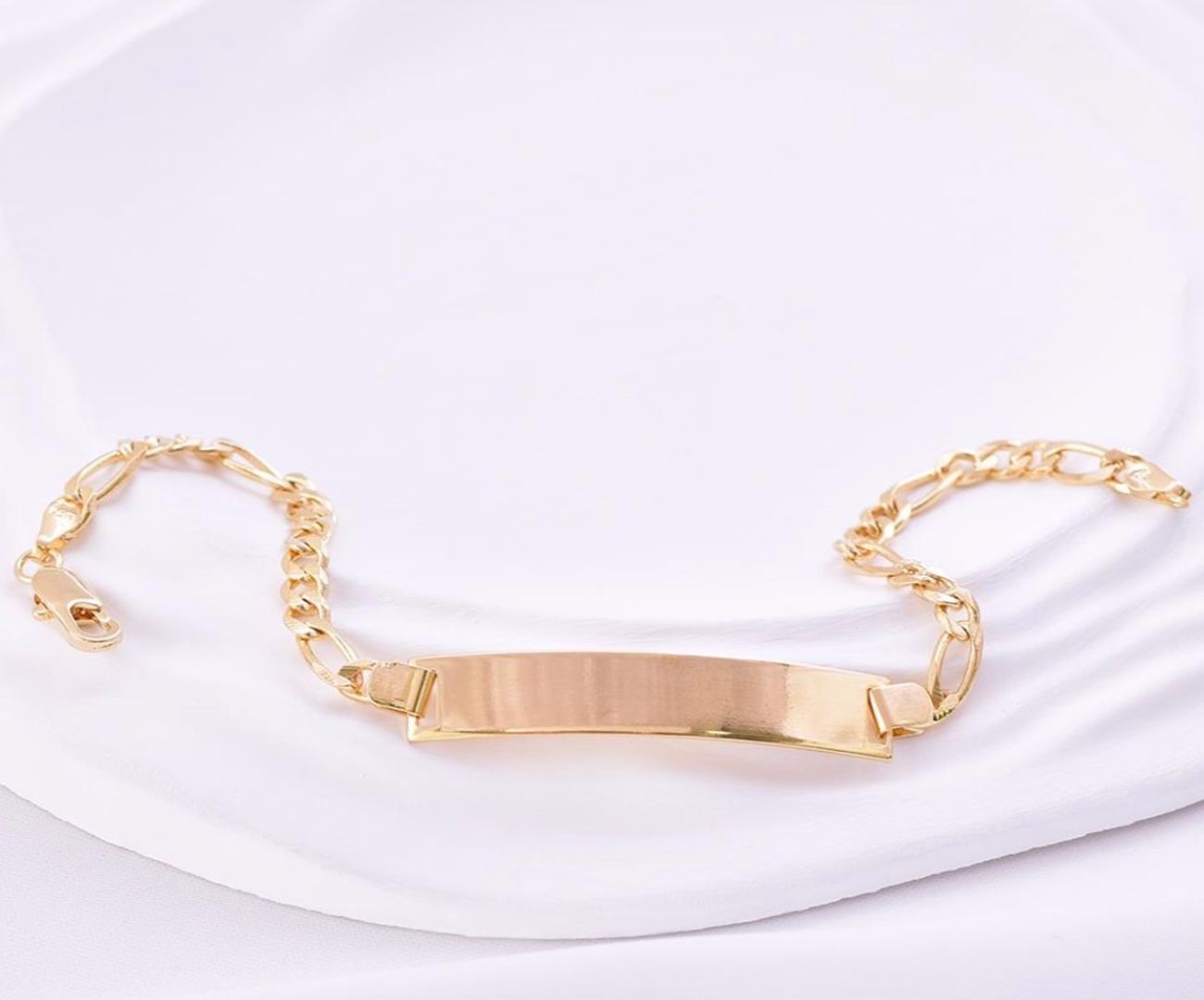 Pulsera placa hombre 19cm 