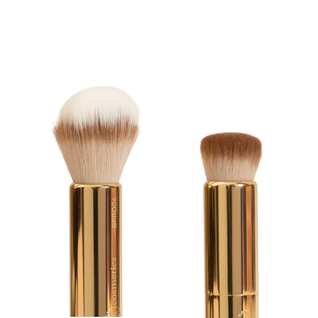 BROCHA DOBLE PARA ROSTRO PRO BRUSH MIIS COSMETICS 
