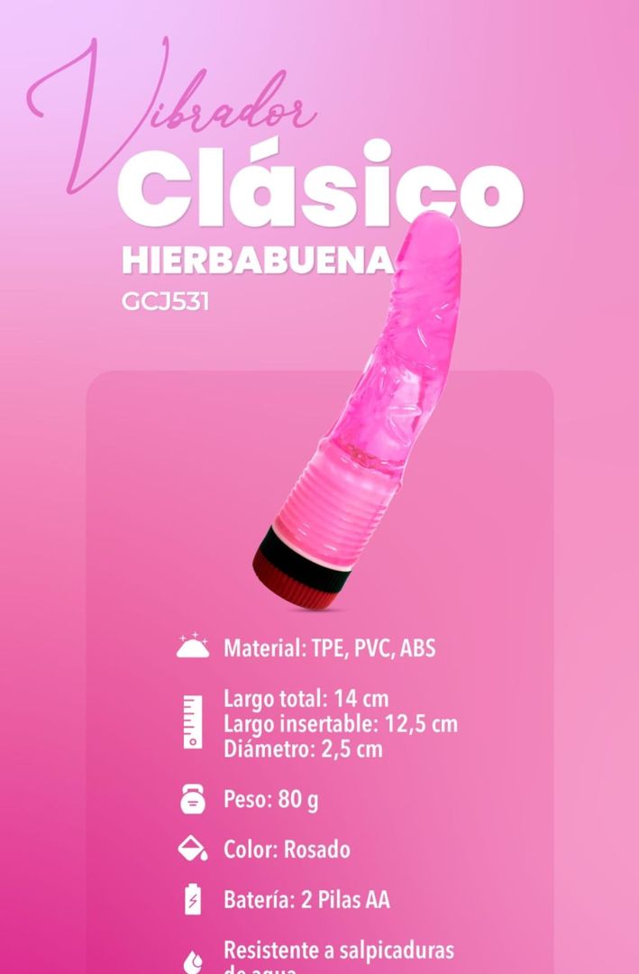Vibrador Clásico Hierbabuena