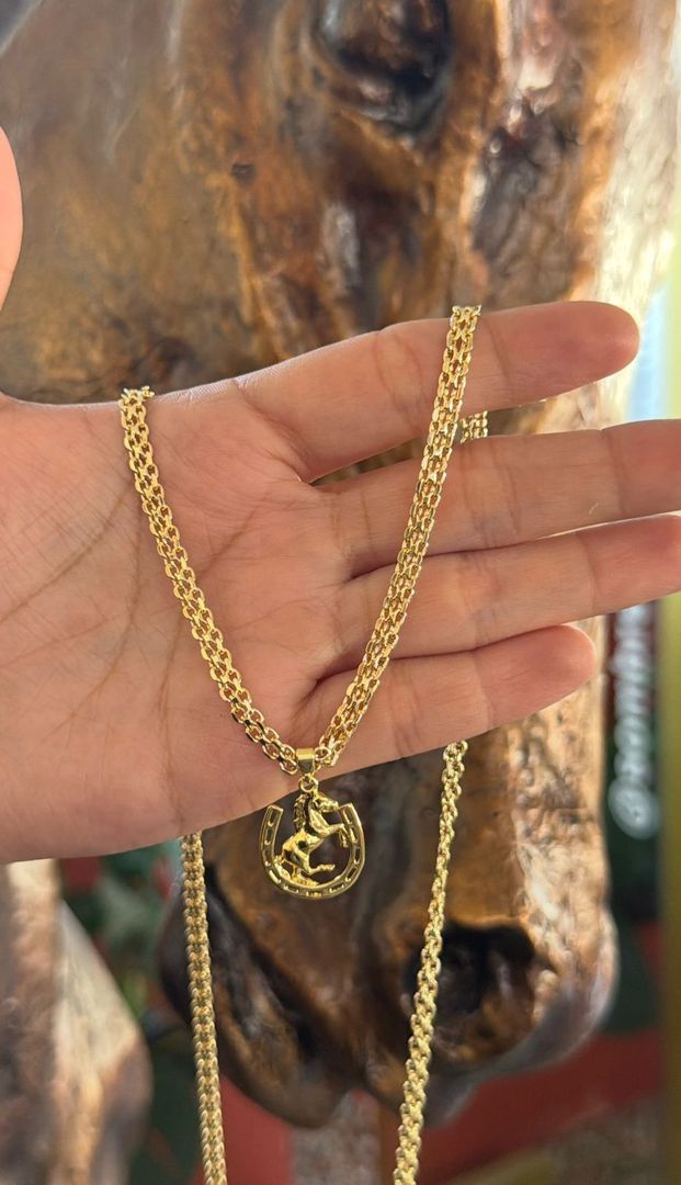 CADENA CABALLISTA TEJIDO TIPO CHINESCA