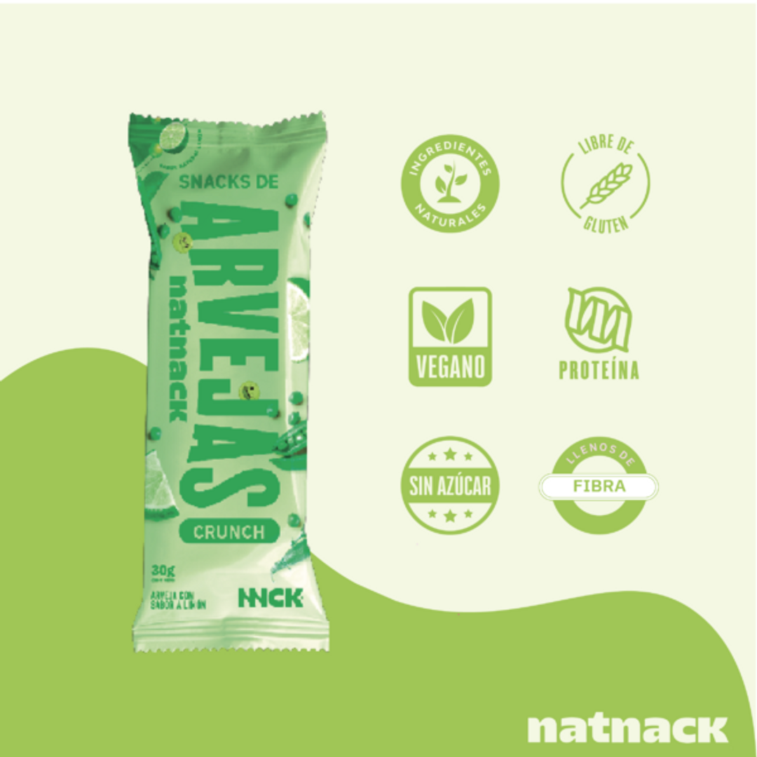 ARVEJAS NATNACK CRUNCH*30G