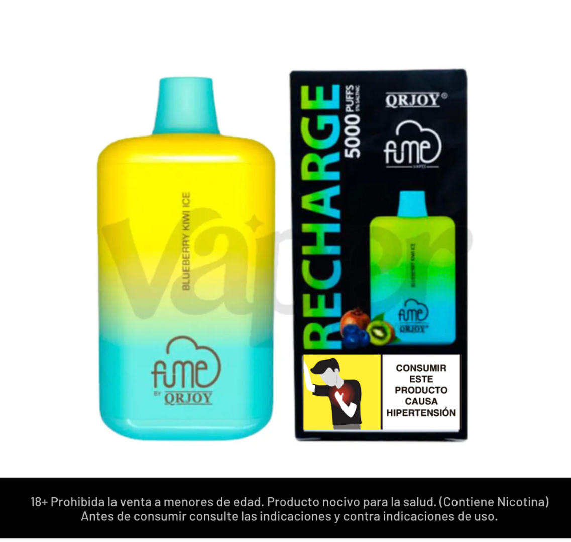 Fume Recharge Blueberry Kiwi Ice 5000 Puffs