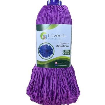 Imagen del producto TRAPERO MICROFIBRA MORADO 280 GR SIN PALO