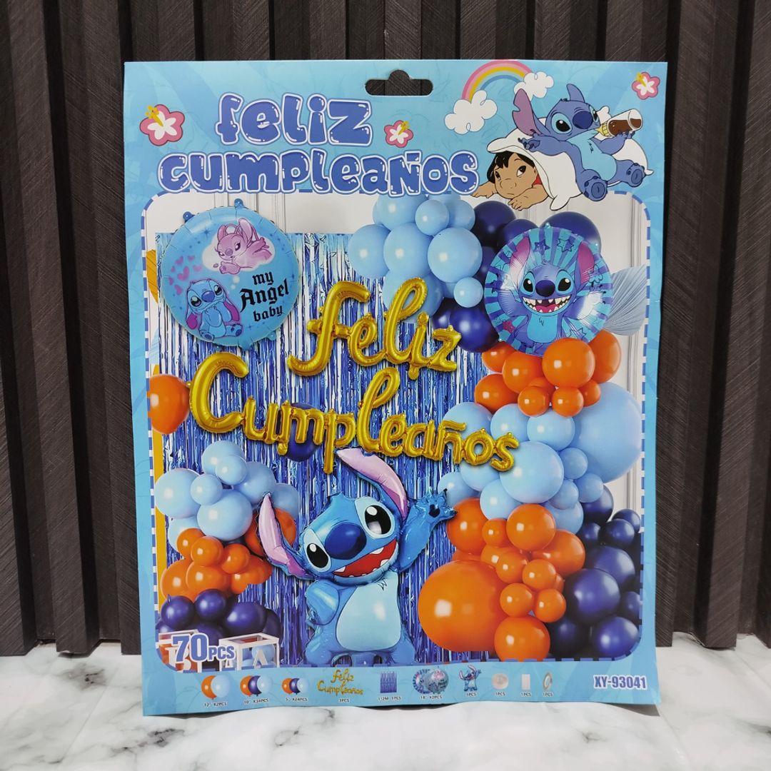 ARCO DE GLOBOS STICH