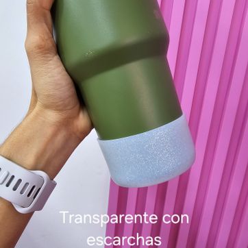 PORTAVASO CON ESCARCHA - imagen 1