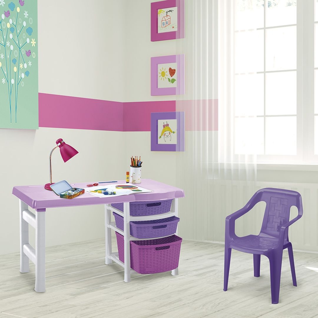 ESCRITORIO INFANTIL TRICOLOR NIÑA RIMAX RIMAX 