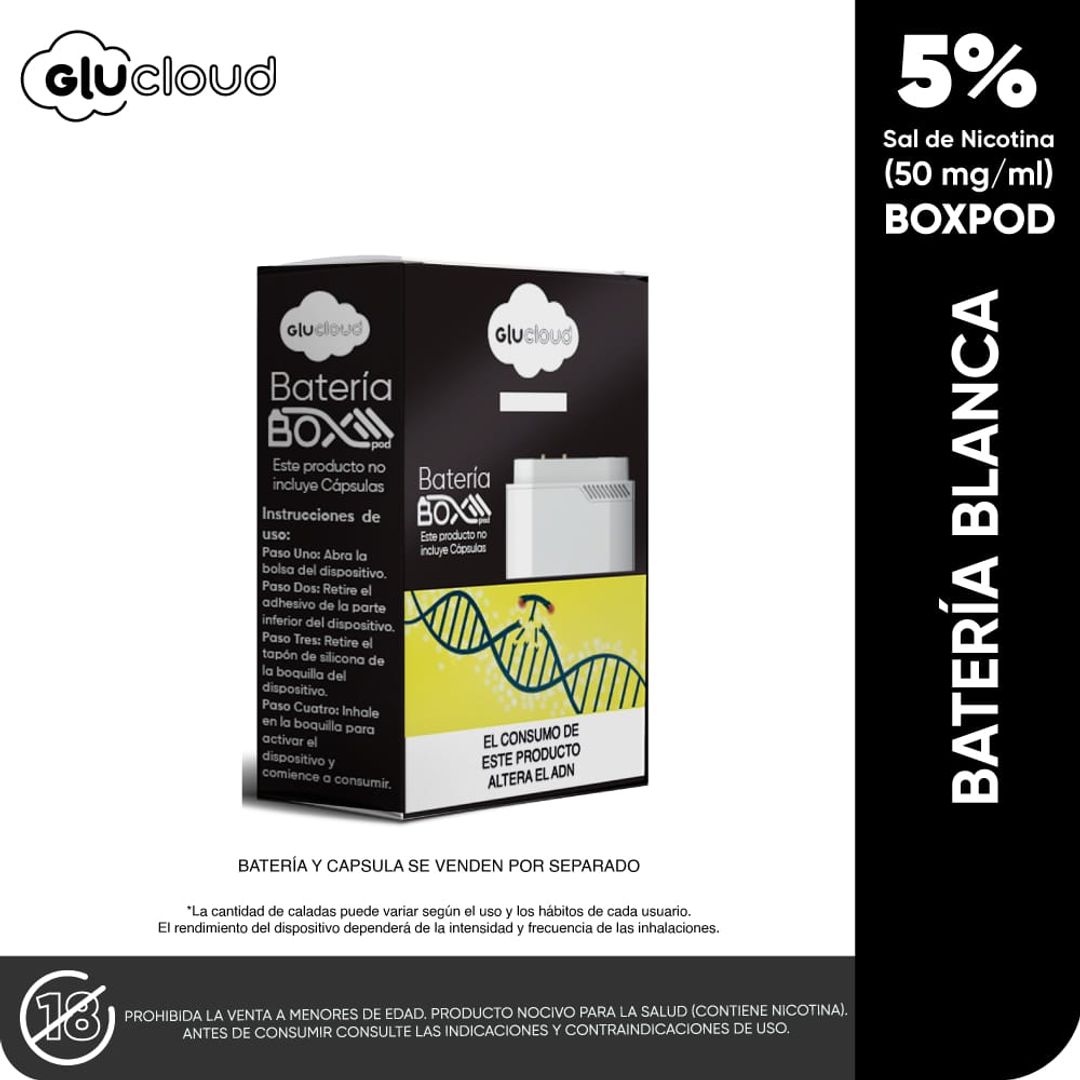 Glu Cloud Bateria Desechable Box 
