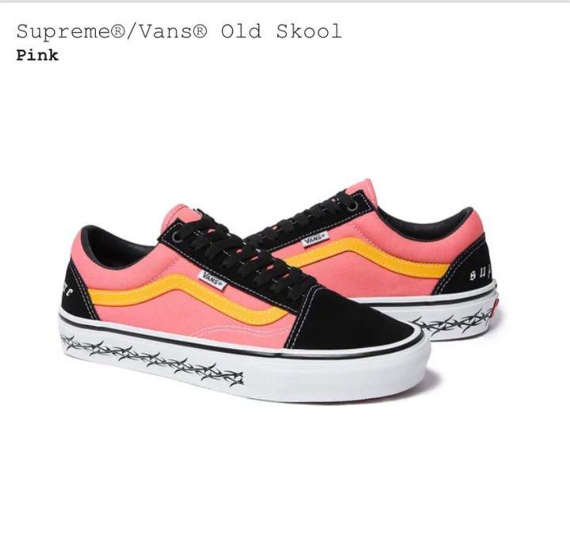 VANS X SUPREME "OLD SKOOL" (TALLA 9US)