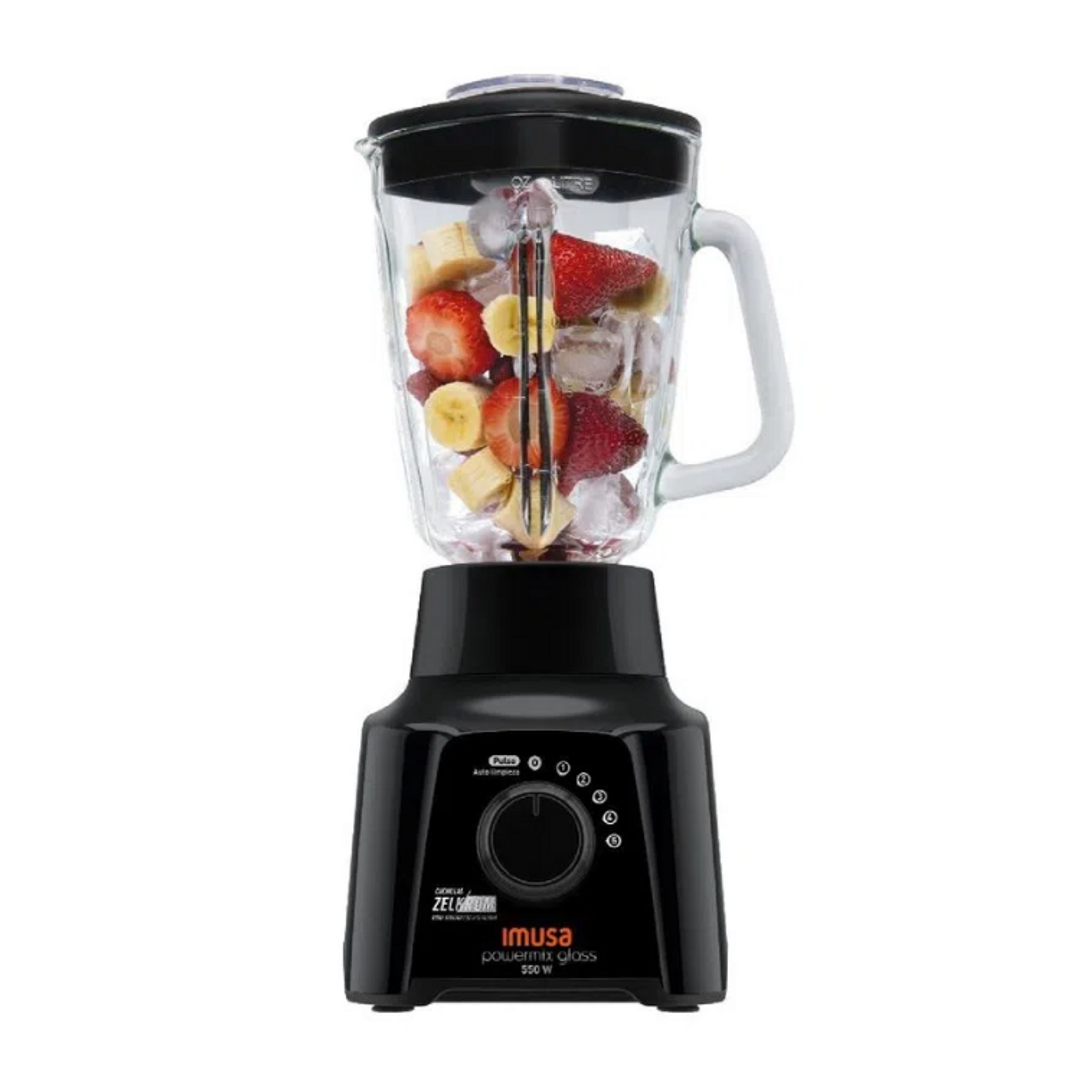 LICUADORA POWER MIX GLASS 550W V. VIDRIO