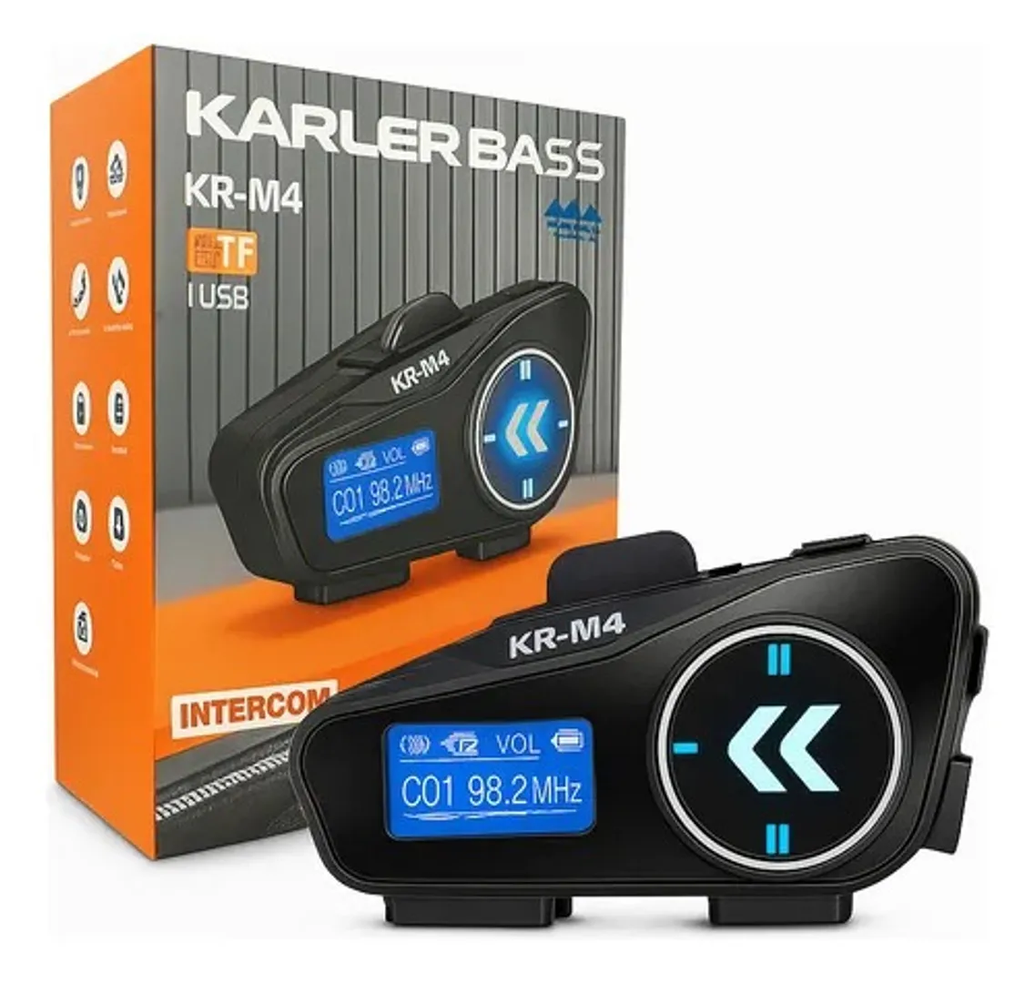 INTERCOMUNICADOR CASCO MOTO KR-M4