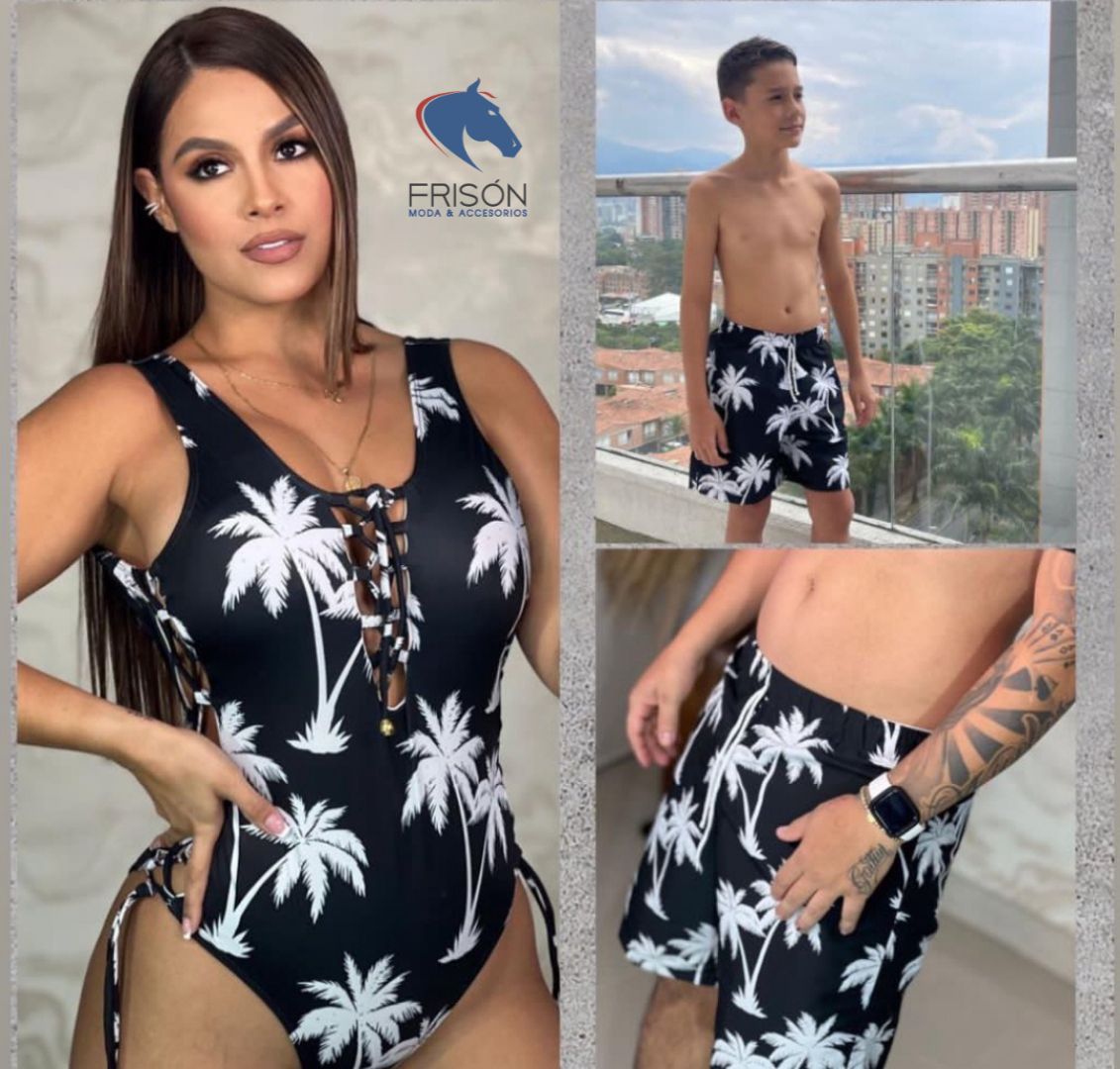 Vestidos de baño familiar 