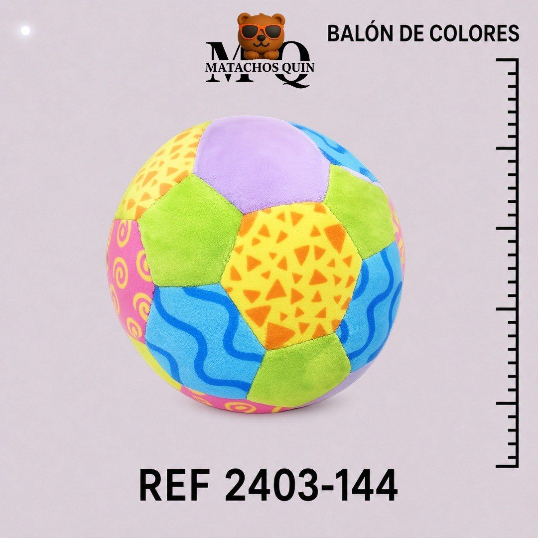 COJÍN DE BALÓN MULTICOLOR
