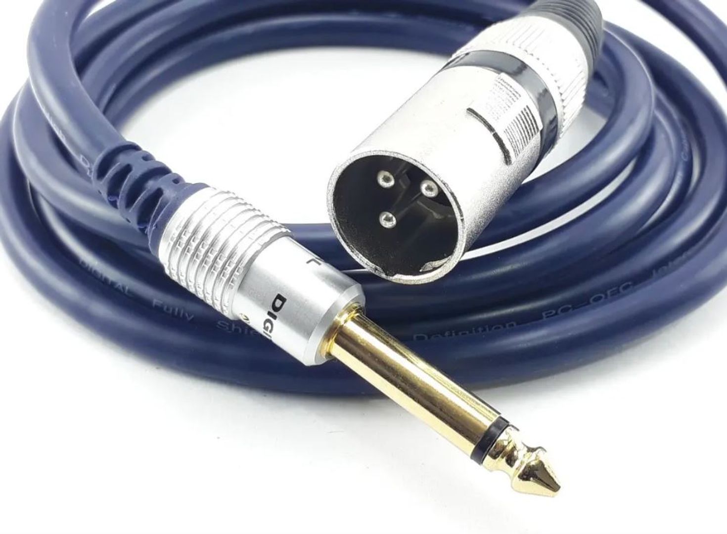 Cable DIGITAL 6.3mm mono a XLR Cannon macho 1.8mts