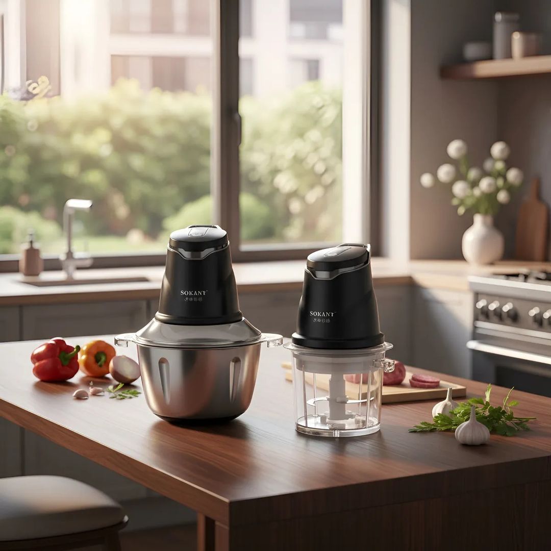 PICADOR ELECTRICO SOKANY 2 EN 1 2L CARNES FRUTAS VERDURAS