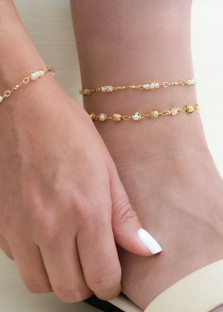 Tobillera romántic 23cm + extensor 