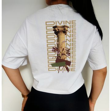 Oversize Crop Top Dama - imagen 1