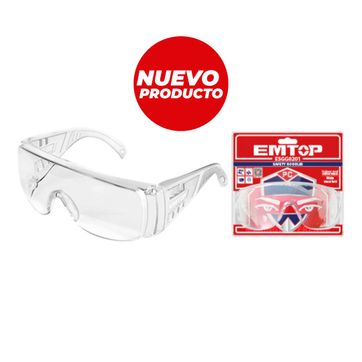 EMTOP GAFAS DE SEGURIDAD TRANSPARENTES - imagen 1