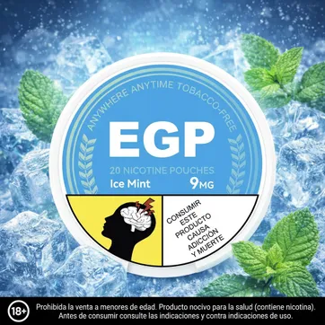Imagen del producto Egp Ice Mint 9mg - Parches de nicotina
