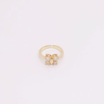 Imagen del producto ANILLO FALANGE MARIPOSA AJUSTABLE RODINADO