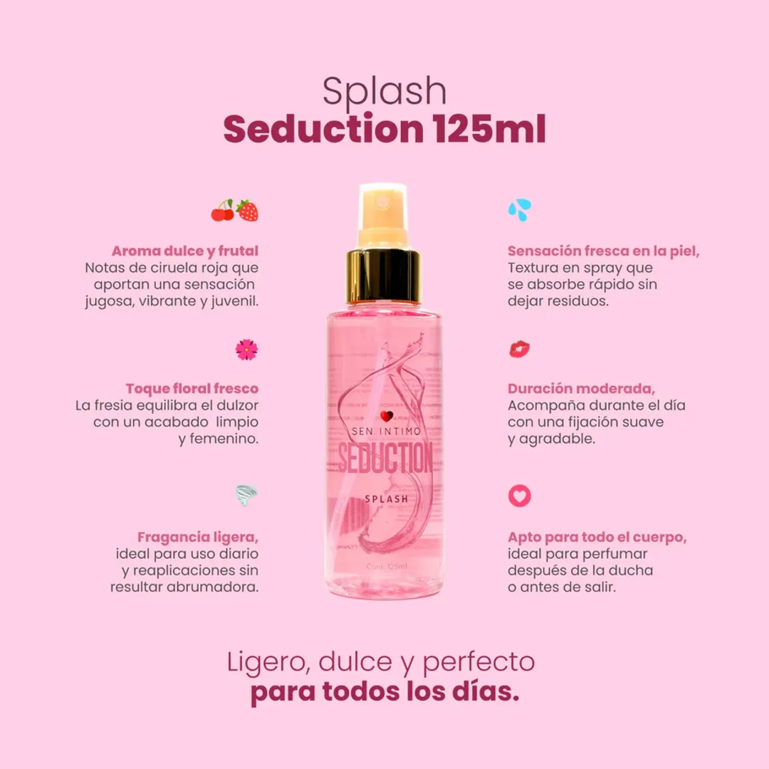 Seduction Splash Con Pheromonas X 125 Ml