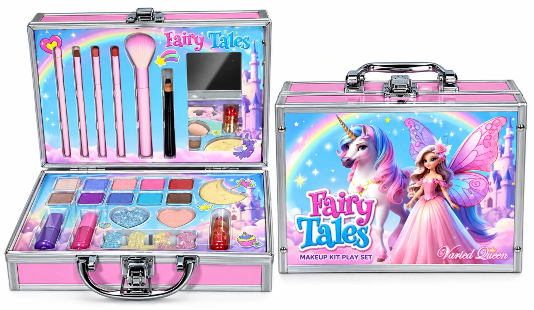 MALETIN DE MAQUILLAJE INFANTIL CON ACCESORIOS FAIRY