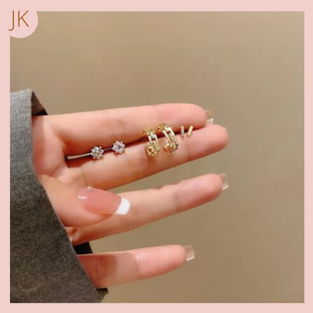 Set Aretes Diamond Estilo 1