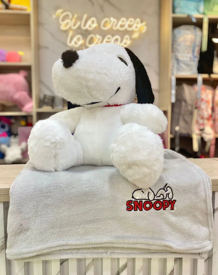 MALETA COBIJA SNOOPY 