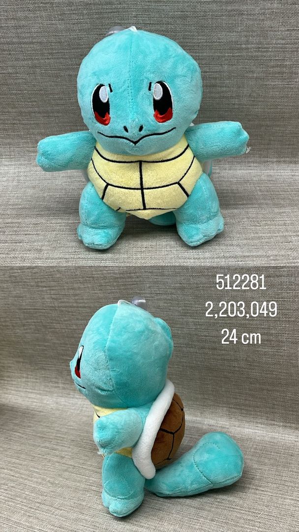 POKEMON SQUIRTLE 24 CM 