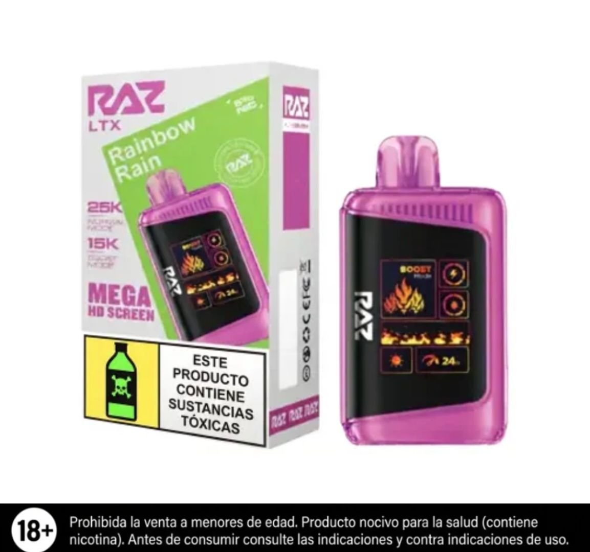 Raz Rainbow Rain 25.000 Puffs